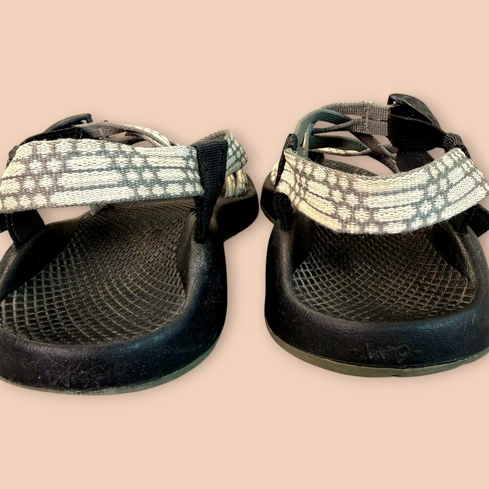 Chaco Vibram Performance Sports Dual Straps Sandals Women Size 9 Light Beam Gray - Picture 3 of 9